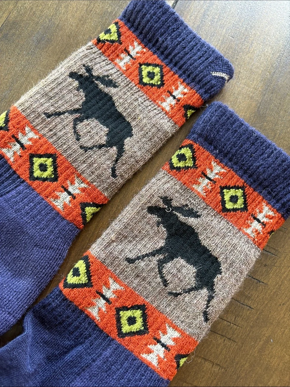 Darn Tough Vermont Merino Wool Micro Crew Socks Cushion medium moose - Picture 2 of 5